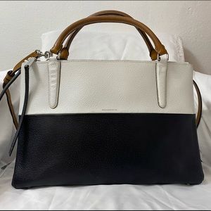 Coach the Borough Bag Colorblock Boarskin Satchel